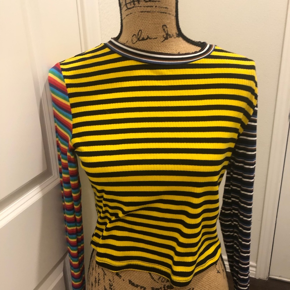 ROMWE colorful tee shirt